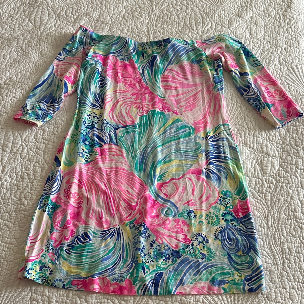 Lilly Pulitzer Multicolor Off-Shoulder Dress